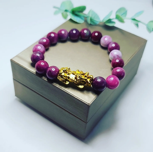 Tourmaline Quartz bracelet - Picture 3 of 4